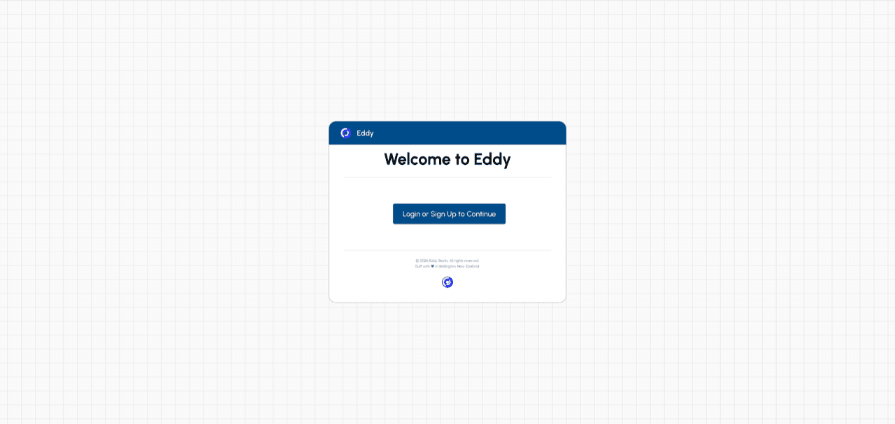 Eddy Landing Page