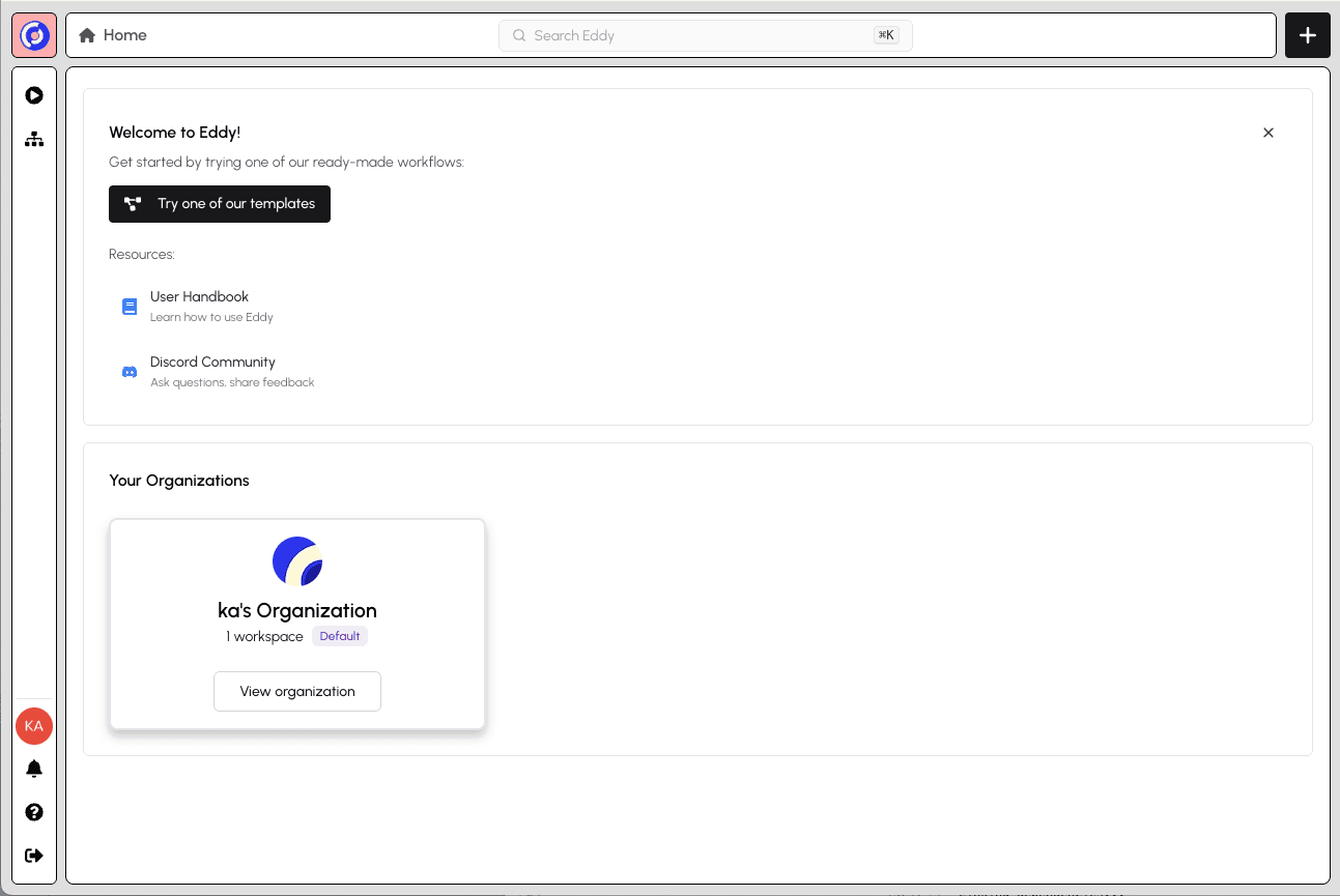 Home Dashboard