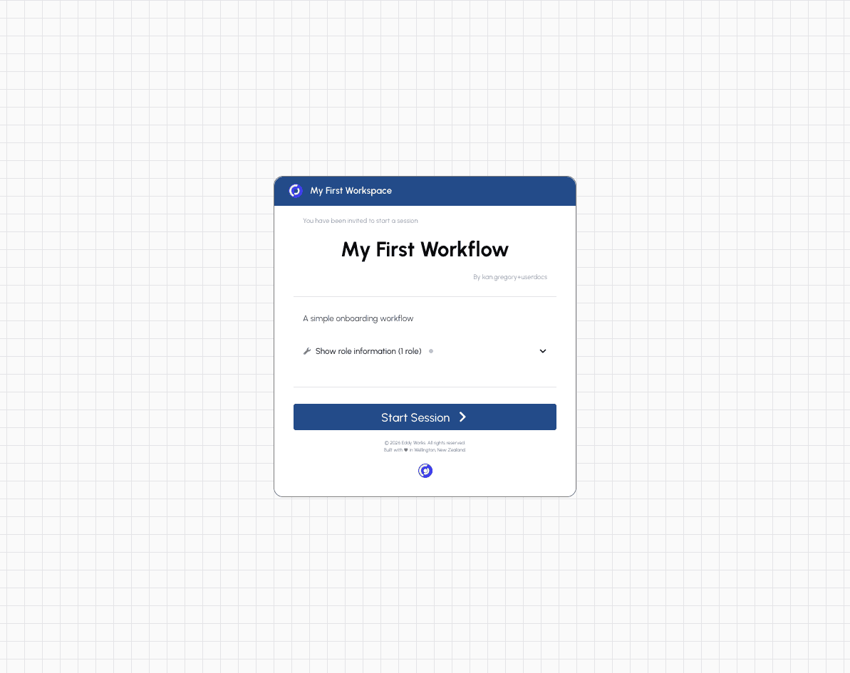Start Link Landing Page